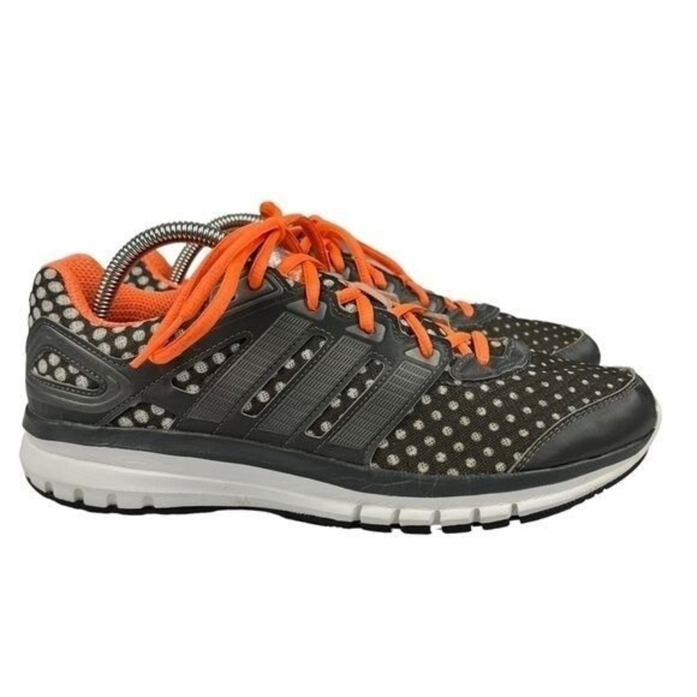 Adidas Duramo 6‎ AdiPrene+ Sneakers Black Polka Dot Mesh Running Performance 9.5